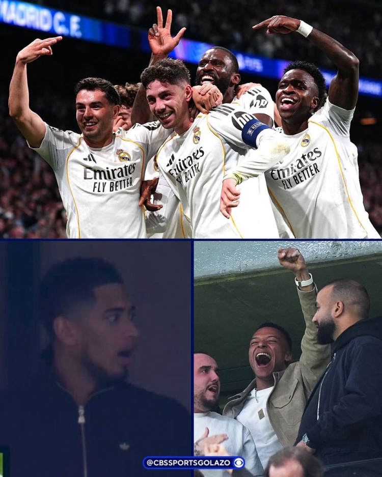 开云注册-一脸惊愕！巴尔韦德上演帽子戏法，贝林厄姆在场边反应夸张